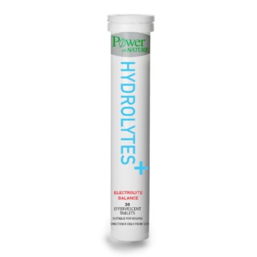 Power of Nature Hydrolytes with Stevia, 20 Αναβράζοντα Δισκία