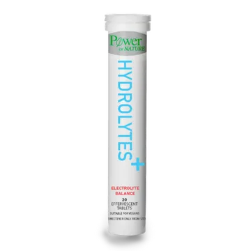 Hydrolytes Power of Nature avec Stevia, 20 comprimés effervescents