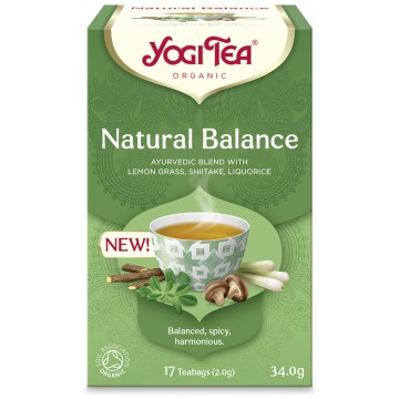 Yogi Tea Natural Balance Bio 34gr, 17 thasë