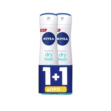 Nivea Dry Fresh Deodorant Antitranspirant Spray 2x150ml