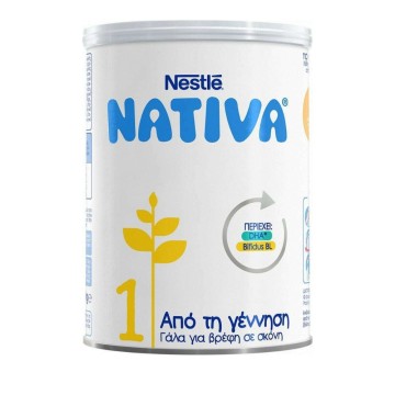 Сухое молоко Nestle Nativa 1 0м+ 400гр