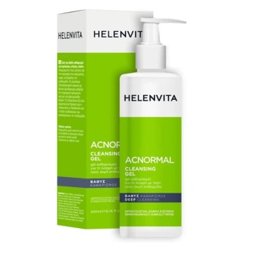 Helenvita Acnormal Cleansing Gel, Καθαριστικό Ζελ Προσώπου για Λιπα...