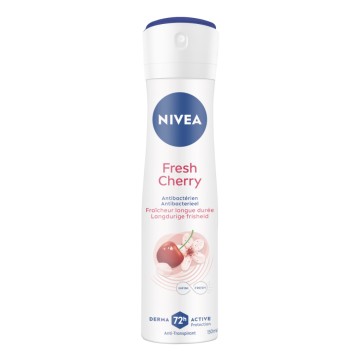 Nivea Fresh Cherry Deodorant Spray 72h, 150ml Nivea Fresh Cherry Deodorant Spray 72h, 150ml