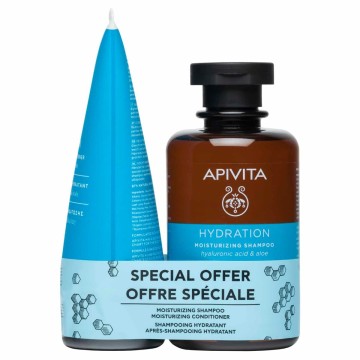 Apivita Promo Hydration Moisturizing Shampoo 250ml & Conditioner 150ml