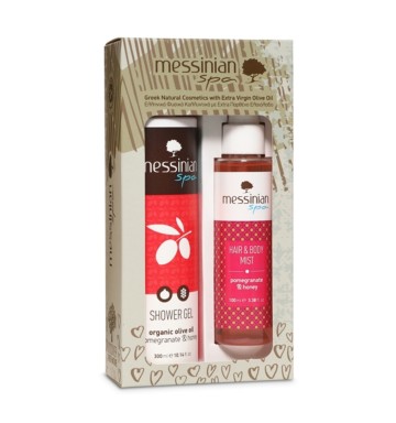 Messinian Spa Promo Shower Gel with Pomegranate & Honey, 300ml & Ha...