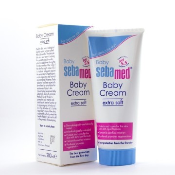 Sebamed Baby Soft Cream Crème Emolliente Non Grasse pour Bébé 200 ml