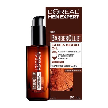 LOreal Men Expert BarberClub Масло для лица и бороды 30мл