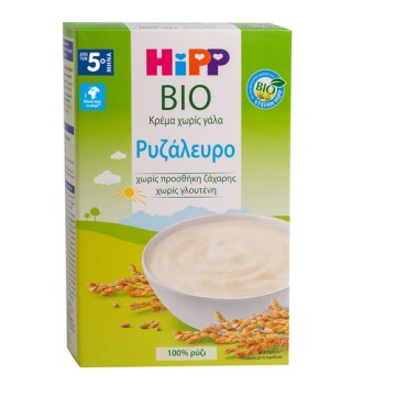 Hipp Βρεφική Κρέμα Ρυζάλευρο για βρέφη με αλλεργία στο αγελαδινό γά... Hipp Βρεφική Κρέμα Ρυζάλευρο για βρέφη με αλλεργία στο αγελαδινό γά...