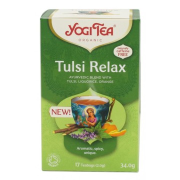 Yogi Tea Bio Tulsi Relax 34gr , 17 Φακελάκια