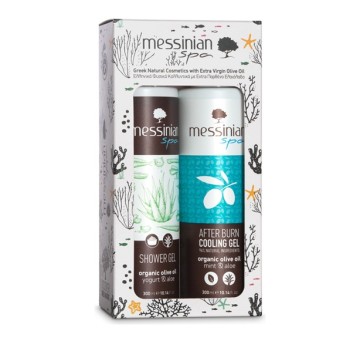 Messinian Spa Promo Shower Gel Yogurt Aloe 300ml & After Burn Cooli... Messinian Spa Promo Shower Gel Yogurt Aloe 300ml & After Burn Cooli...