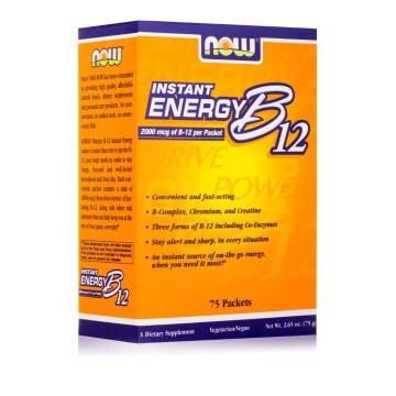 Now Foods Instant Energy B-12, 75gr (1gr/confezione)