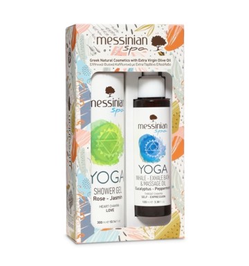 Messinian Spa Promo Yoga Shower Gel Rose & Jasmin 300ml & Inhale Ex... Messinian Spa Promo Yoga Shower Gel Rose & Jasmin 300ml & Inhale Ex...