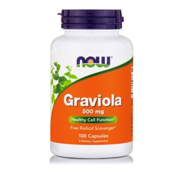 Now Foods Graviola Пищевая добавка против инфекций, 100 растительных капсул