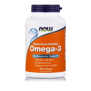 Now Foods Omega-3 180 EPA / 120 DHA 1000 mg 100 меки капсули