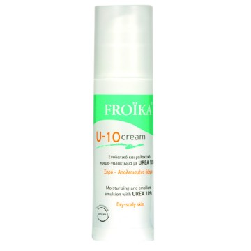 Froika U-10 Cream, feuchtigkeitsspendende und weichmachende Gesichts- und Körpercreme-Emulsion mit Urea 150 ml