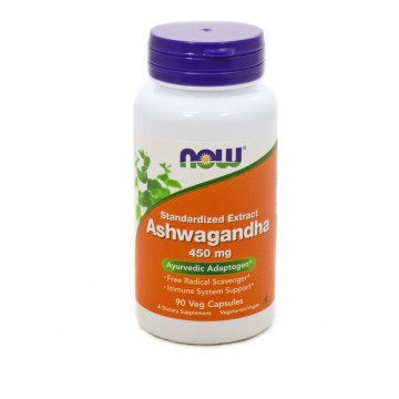 Now Foods Ashwagandha Extract 450mg 90 Veg Capsules Now Foods Ashwagandha Extract 450mg 90 Veg Capsules