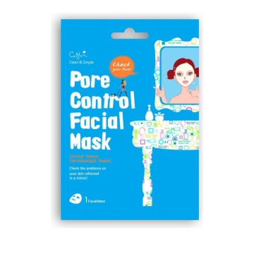 Vican Cettua Clean & Simples Masque facial de contrôle des pores 1pc