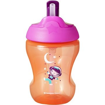 Tommee Tippee Gobelet d'entraînement avec paille souple 230 ml 7 mois+