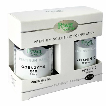 Power Health Platinum Range Коэнзим Q10 30 мг 30 капсул и Platinum Range Витамин C 1000 мг 20 таблеток