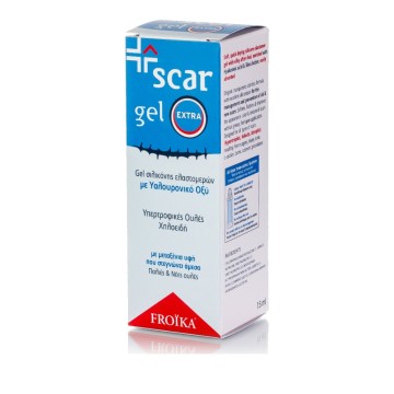Froika Scar Gel Extra, Gel di silicone elastomerico con acido ialuronico per cicatrici cheloidi 15 ml