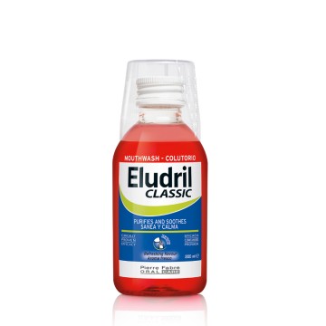 Eludril Classic, soluzione orale di clorexidina 0,10% e clorobutanolo, 200 ml