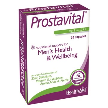 Health Aid Prostavital One a Day, Complément Nutritionnel pour une Prostate Saine 30 Caps