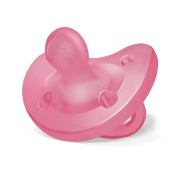 Chicco Physio Forma Soft Πιπίλα Ολο Σιλικόνη Ροζ 16-36m, 1 τεμάχιο