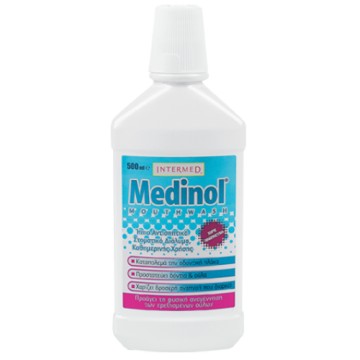 Intermed Medinol вода за уста Мека вода за уста с флуорид 500 мл