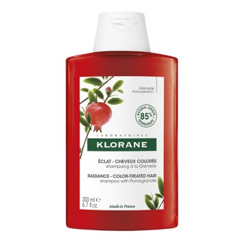 Klorane Grenade Shampoing Cheveux Colorés à la Grenade BIO 200 ml