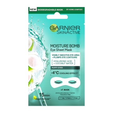 Garnier Skinactive Hyaluronic Bomb Moisturizing Eye Sheet Mask 6g