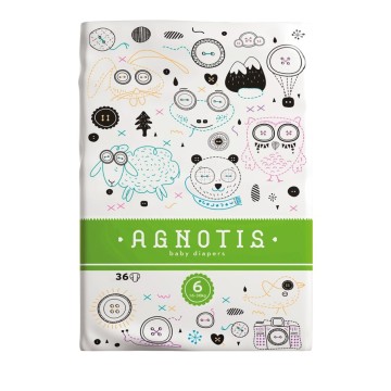 Agnotis Baby Couches No6 (16-30 Kg) 36 pcs