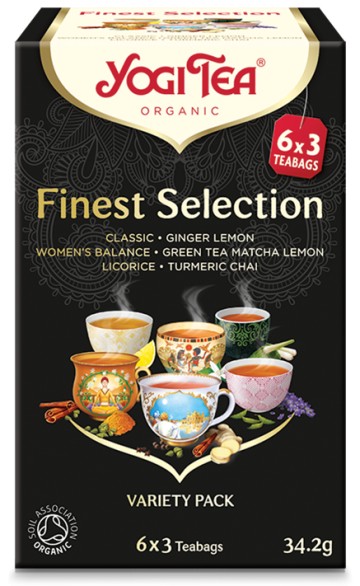 Yogi Tea Bio Finest Selection 34,2gr, 6x3 Φακελάκια