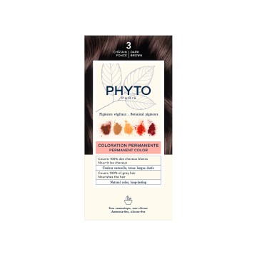 Phyto Phytocolor Μόνιμη Βαφή Μαλλιών No3 Καστανό Σκούρο Phyto Phytocolor Μόνιμη Βαφή Μαλλιών No3 Καστανό Σκούρο