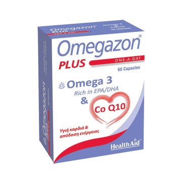 Health Aid - Omegazon Plus - Omega 3 & Co Q10, Υγιή Καρδιά & Απελευ... Health Aid - Omegazon Plus - Omega 3 & Co Q10, Υγιή Καρδιά & Απελευ...