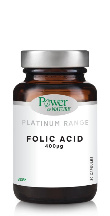 Power Health Platinum Range Folic Acid 400μg, 30 Caps