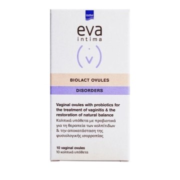 Intermed Eva Intima Biolact Ovules Disosrders 10τμχ Intermed Eva Intima Biolact Ovules Disosrders 10τμχ