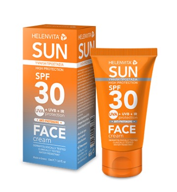 Helenvita солнцезащитный крем для лица spf30 50мл