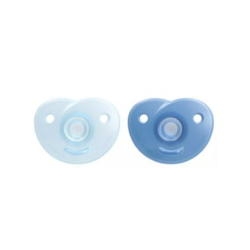 Philips Soothie Silicone Pacifiers for 0-6 months Blue 2pcs