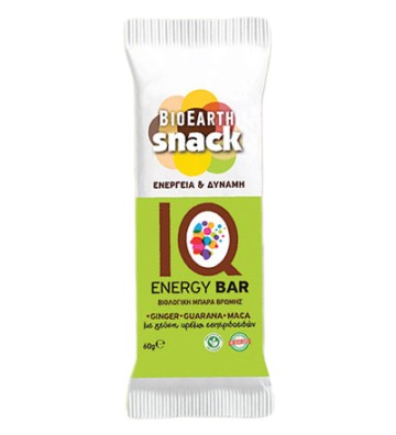 Bioearth Snack IQ Energy Bar с вкус на цитрусов крем 60гр