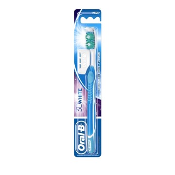 أورال بي فرشاة أسنان تنظيف كامل ثلاثي الأبعاد أبيض 3 متوسط