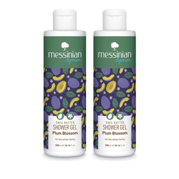 Messinian Spa Promo Душ гел с масло от карите Plum Blossom 2x300 ml