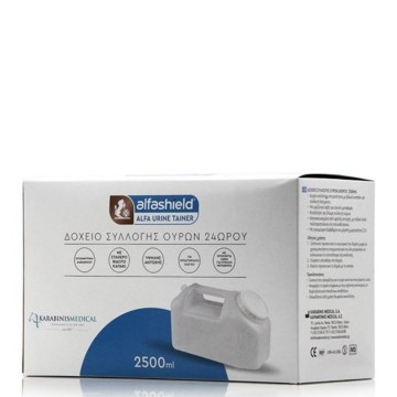 Alfashield Δοχείο Συλλογής Ούρων 24ώρου, 2500ml Alfashield Δοχείο Συλλογής Ούρων 24ώρου, 2500ml