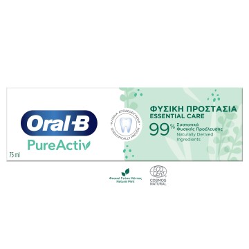 Oral-B PureActiv Kujdesi Esencial për Mbrojtje dhe Freski Ditore 75ml