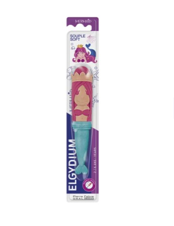Elgydium Οδοντόβουρτσα Mermaid Souple Soft, 1 τεμάχιο