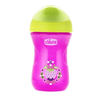 Chicco Easy Cup Rose-Vert 12M+ 260ml