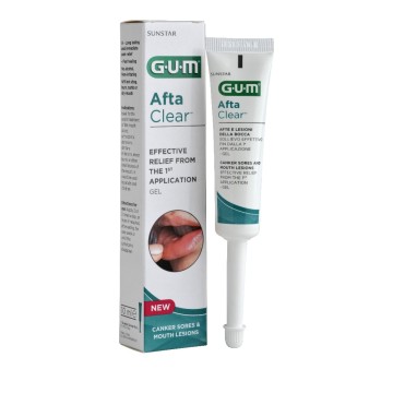 Gum Aftaclear Gel (2400), оральный гель от язвы 10 мл