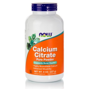 Now Foods Calcium Citrate Pure Powder 227 gr Now Foods Calcium Citrate Pure Powder 227 gr