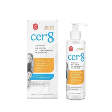 Vican Cer8 Anti Lice Σαμπουάν & Χτενάκι για Απομάκρυνση της Κόνιδας 200ml