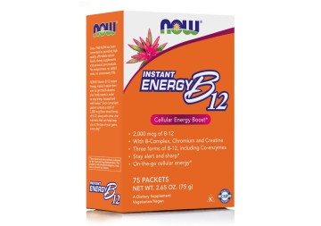 Now Foods Instant Energy B-12, 75 г (1 г/упаковка)