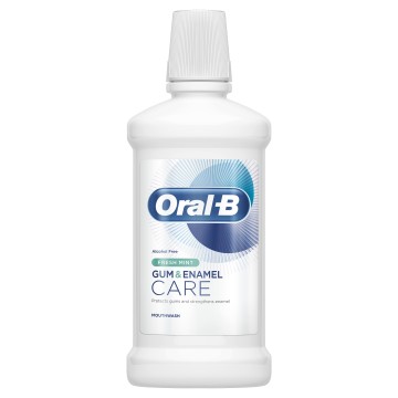 Oral-B Gum & Enamel Care Mouthwash with Cool Mint Flavor 500ml
